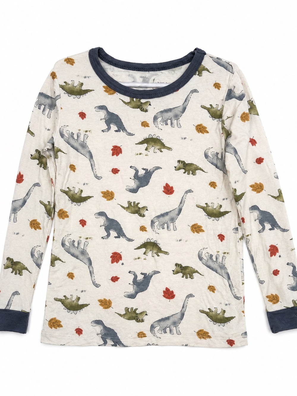 Milkberry Bamboo Dinosaur Pajama Top 4T Cozy Kids